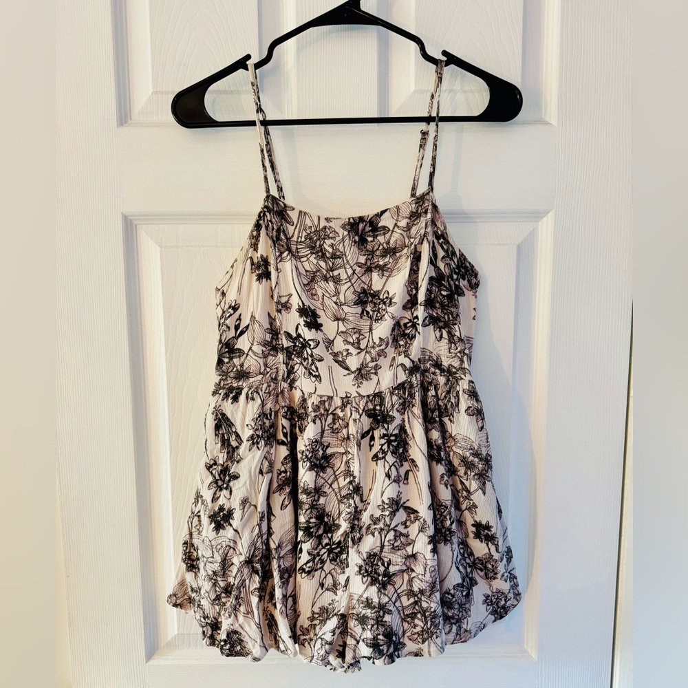 Kimchi Blue/Urban Outfitters Patterned Romper